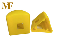 Triangular amarillo de seguridad Rebar de acero tapa de protección de cubierta de 30 mm para el poste de la cerca T