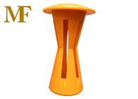 #2-#12 Tambor Naranja Caps de Rebar de plástico Reloj de arena 40mm para la seguridad de caídas