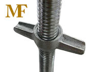 El andamio de acero ajustable parte el material de la base Q235 de Jack de tornillo