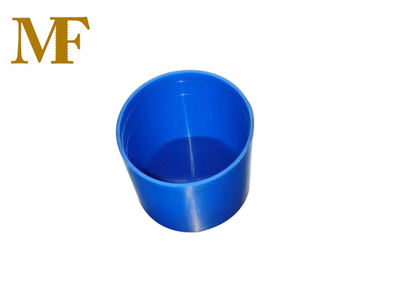 Capa azul de protección redonda flexible de vinilo de PVC suave para el tubo de andamios