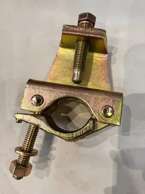 El acoplador amarillo de Gravlock de la abrazadera de la viga del andamio galvanizó resbalón anti