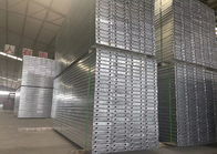 300 m de ancho andamios galvanizados tableros de resorte de acero perforado cubierta de acero andamios de acero tabla