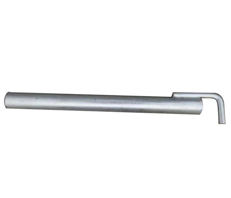 Anclaje tubular de andamios fijos de 38 mm de diámetro con gancho de beneficio fijo