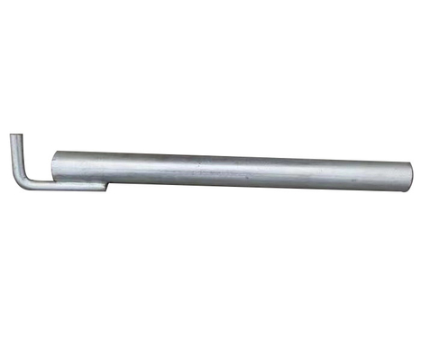 Anclaje tubular de andamios fijos de 38 mm de diámetro con gancho de beneficio fijo