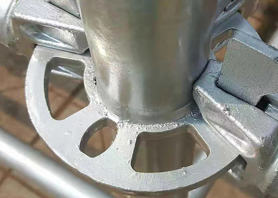 48Diámetro de tubo de.3 mm / 42 mm andamios de cerradura con conexión de cuña y soldadura automática