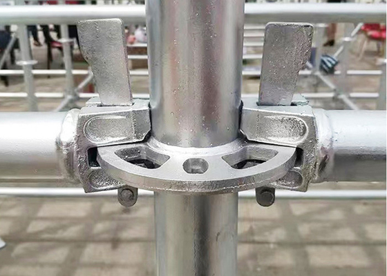 48.3 mm/42 mm Diámetro del tubo bloqueo del disco y andamio tubular de acero para la construcción de extremos