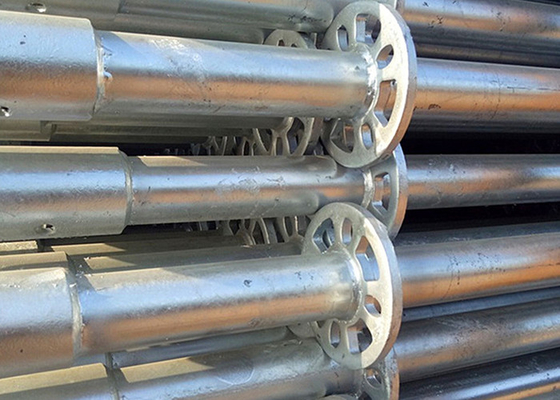 Fácil de ensamblar DIP galvanizado en caliente para andamios de cerradura resistentes a la oxidación de larga duración
