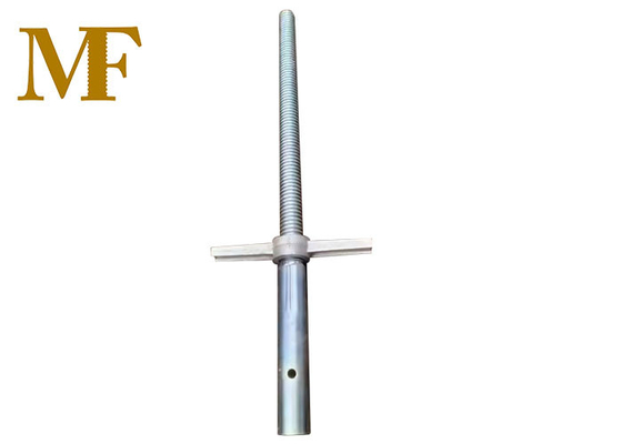 Base de conexión de tornillo de andamios ajustable para durabilidad y resistencia a la corrosión en entornos industriales