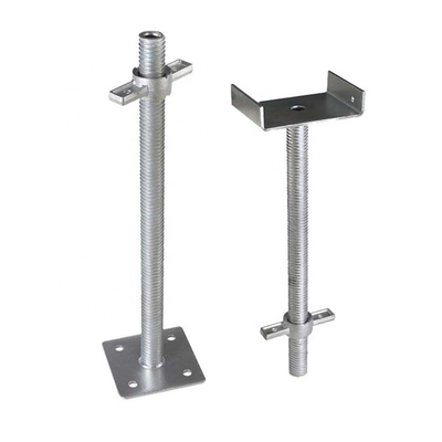 Base de andamio ajustable de tornillo Jack versátil para diversos proyectos de construcción