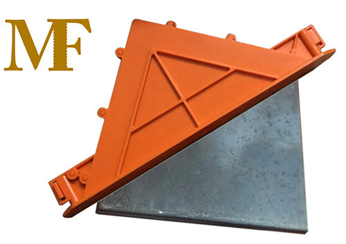 manchas de diamantes naranja para hormigón fuerte y duradero
