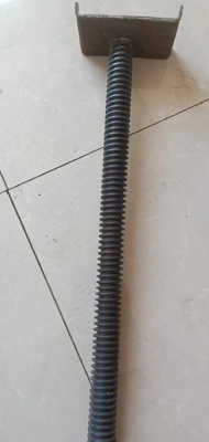 Soldadura a mano Barras sólidas en forma de U Jack superior para andamios