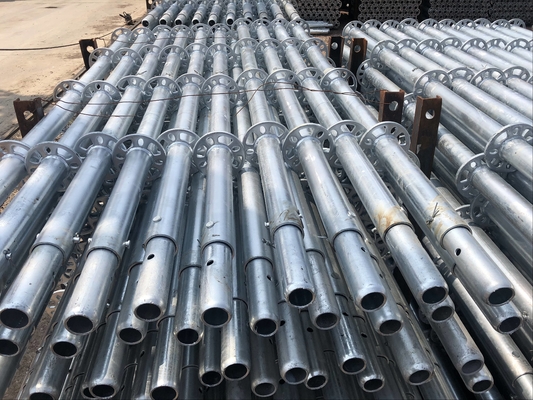 Construcción de andamios HDG acero cerradura vertical estándar 2500 mm
