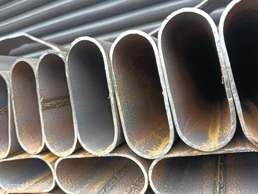 Tubo de acero galvanizado de costura recta soldado Tubo cuadrado de gran tamaño Tubo de acero recubierto de zinc para la construcción