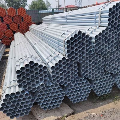 Tubo de acero galvanizado por inmersión en caliente, tubo de metal de hierro GI para construcción