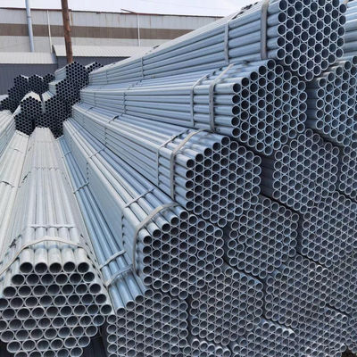 Tubo de acero galvanizado por inmersión en caliente, tubo de metal de hierro GI para construcción
