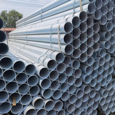 Tubo de acero galvanizado por inmersión en caliente, tubo de metal de hierro GI para construcción