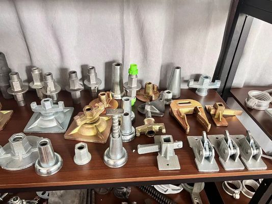 Accesorios para encofrado de acero galvanizado, varilla de unión D15, cono de acero para construcción de hormigón