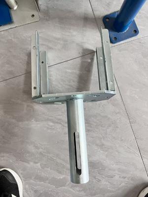 Horquilla de apuntalamiento para andamios, cabezal en horquilla para vigas H20, cabezal de 4 vías para construcción