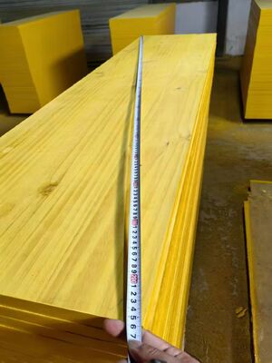 Panel de encofrado fenólico de contrachapado de 21 mm 27 mm de grosor, impermeable, 3 capas, amarillo