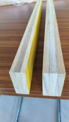 1 año de garantía diseño industrial 3 plies amarillo paneles de encofrado de persianas material de pino para la construcción