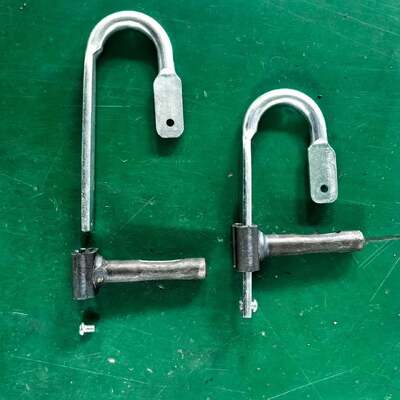 Cerradura galvanizada del reemplazo del bastón de caramelo Candy Lock Fast Lock Pin
