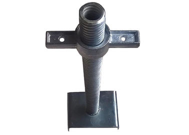 Material galvanizado ajustable del andamio de BS1139 Jack Bases And Base Plates