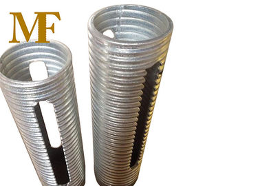 Manga de acero galvanizada ajustable de plata pintada Q235 del apoyo del apuntalamiento del andamio de la construcción