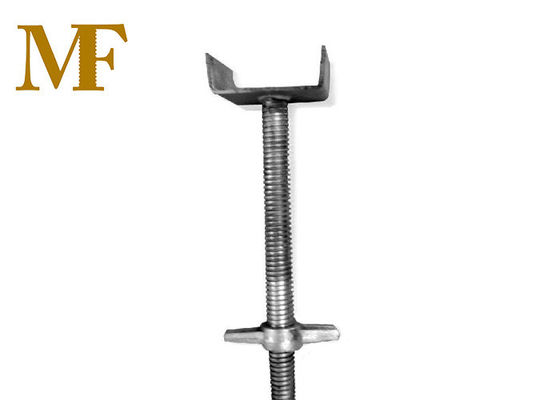 U-cabeza ajustable del andamio del hueco de 600m m Cuplock y Jack Base plano