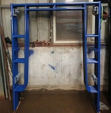 el albañil de acero H Frame Scaffold Powder del grueso Q235 de 2.6m m cubrió