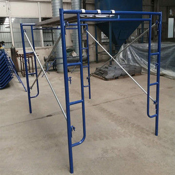 el albañil de acero H Frame Scaffold Powder del grueso Q235 de 2.6m m cubrió