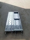 BS1139 galvanizó la plataforma de acero de las prolongaciones del andén con el tablón del metal del andamio de los ganchos