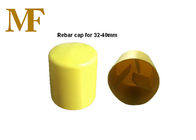 El Rebar amarillo del color capsula las participaciones de acero concretas para los postes grandes de T