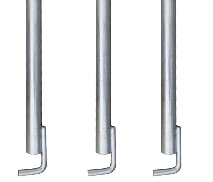 Escafandra temporal de la pared de lazos de anclaje de tubo con ganchos para el sistema de andamios Ringlock