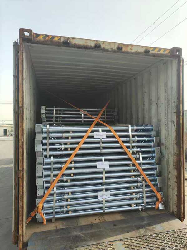 Requisitos para andamios de acero ajustable para el mercado de Ruanda CIF Kigali