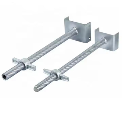 U Jack de base de la cabeza hueco y el andamio sólido de acero de tornillo de base Jack para la construcción