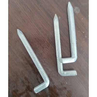 Q195/Q235 Clavos de acero en forma de L de hierro para materiales de construcción sin cabeza 15 mm-120 mm de longitud