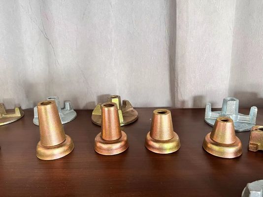 Accesorios para encofrado de acero galvanizado, varilla de unión D15, cono de acero para construcción de hormigón