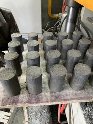 Espaciadores de columnas redondas de hormigón con un solo espesor de cubierta para estructuras de rebares