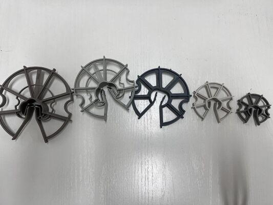 Distanciador de ruedas de rebar universal de PP de alta calidad Distanciador de sillas de rebar plástico para hormigón